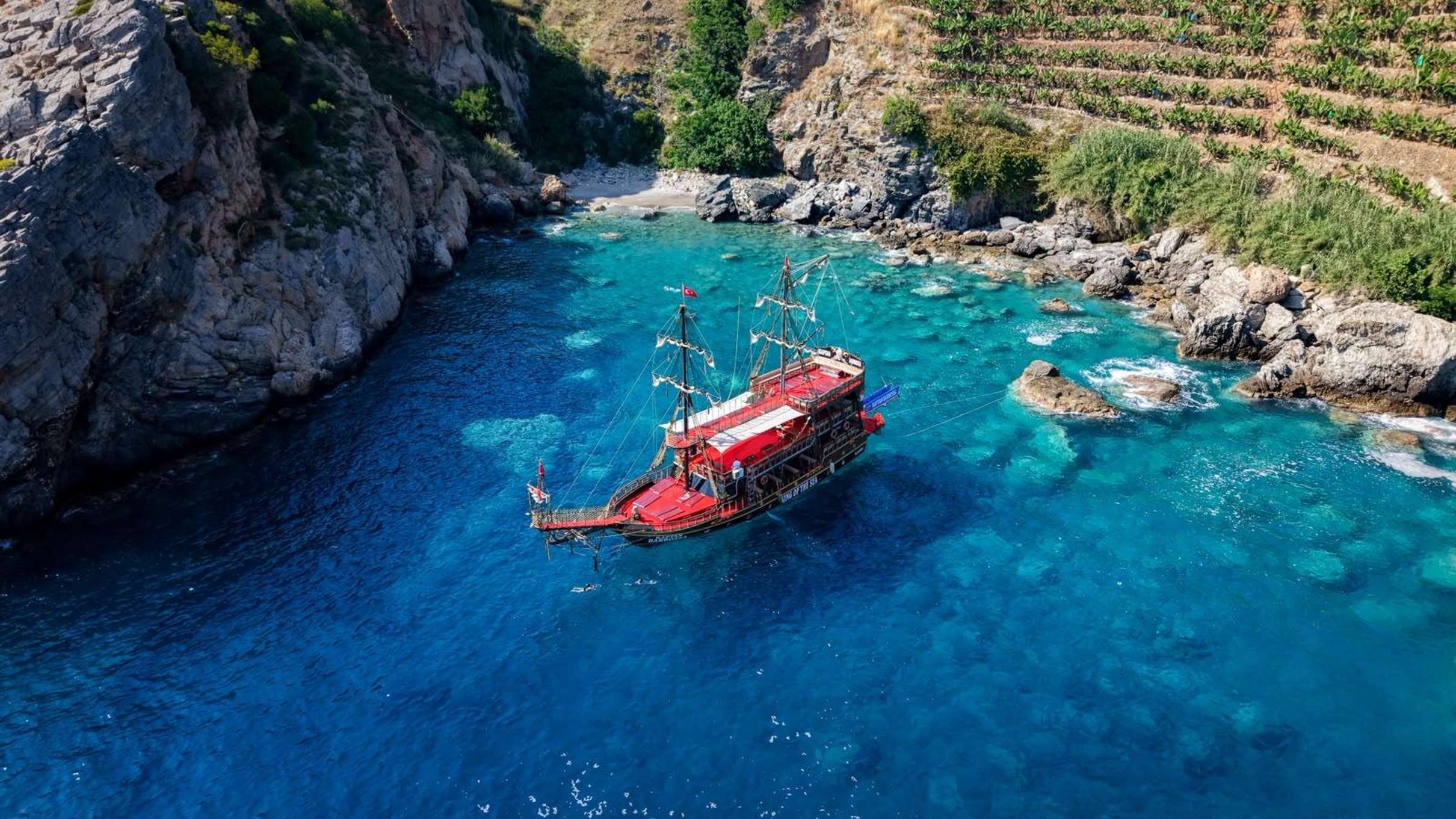 Alanya'dan: Gazipaşa Gizli Koyları Tekne Turu